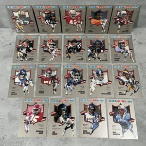 1990 Fleer Football All-Pro Insert 18 Of 25 cards NM Ronnie Lott Lawrence Taylor